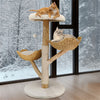 Cat Tree Tower for Indoor Cat Scratching Post Activity Tree Cat Condo Play House