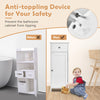 Bathroom Floor Cabinet Single Door Floor Cabinet Freestanding Storage Cabinet
