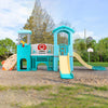 Kids Double Slide XL Castle Climber Toddler Slider Indoor Outdoor Playground Toy