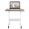 Mobile Sofa Side Table C Shaped Laptop End Table Height Adjustabl Living/Bedroom