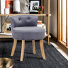 Velvet Dressing Bench Stool Chair Vanity Stool Bedroom Seat With Rubber Legs