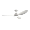 3 Blades 52inch Ceiling Fan Light 6 Speed Timer Remote Control Chandelier Silver