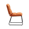 Leisure Single Sofa Armchair Modern Wing Back Chesterfield Button Accent Chair