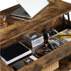 Lift Top Coffee Table with Storage Wooden Sofa Side End Table for Living Room