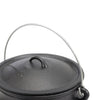 8L Cast Iron Stew Pot Camping Cooking Pot Fireplace Stockpot Camping Pan UK