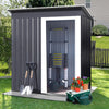 5 x 3ft Metal Garden Shed Outdoor Tool Storage Organizer Small House Organizer