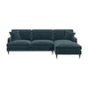 4 Seater Sofa L-Shaped Velvet Corner Couch with Cushions