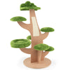 Wooden Cat Tree 128 cm Tall Cat Climbing Stand 8-Layer Cat Activity Center
