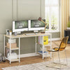 Large Office Desk Table Study Work Gaming School Workstation 2-Tier 140cm