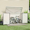 XL Garden Storage Shed Lockable Box Outdoor Bin Bike Tool Garbage Sheds Large