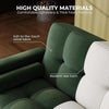 Modern Velvet 3-Seater Sofa Bed Futon Click Clack Couch for living room