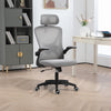 Ergonomic Mesh Home Office Chair Computer Desk Chair Swivel Adjust Height Grey