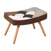 Wing Button Back Upholstered Armchair w/Footstool Relax Lazy Sofa Lounge Chair