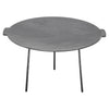 Round Cast Iron Non-Stick Griddle Pan Plate Grill Skillet Pizza BBQ Hob Fryer