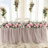 Artificial Flower Row Floral Wedding Arch Arrangement Top Table Backdrop Decor