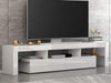 Panana Modern Large TV Unit Stand TV Cabinet High Gloss Front with LED Lights