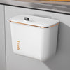 Kitchen Rubbish Bin Waste Recycling Baskets Handy Dustbin Lidded Bathroom Slim