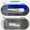 Bedside Table with Charging Station & Led Lights, Bedside Cabinet with 3 Drawers