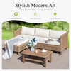 Rattan Furniture Outdoor Furniture Patio Conversation Set Outdoor Wicker Sofa