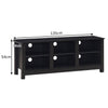TV Stand for TVs up to 55 Inches Wooden 6 Storage Compartments TV Cabinet Table