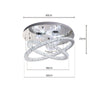 LED Ceiling Crystal Lights Luxury Chandelier Modern Pendant Lamps Kitchen Lights