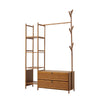Open Clothes Rail Rack Garment Hanging Display Stand Coat Hat Shoe Storage Shelf