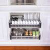 Pull Out Kitchen Basket Slide Out Storage Basket Cupboard Stainless Steel Drawer