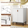 Freestanding Bathroom Vanity Cabinet with Adjustable Shelf-White