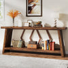 70.86-Inch Farmhouse Console Table, Industrial Narrow Long Sofa Entryway Table