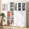 Costway Kitchen Pantry Storage Cabinet 161cm Tall Freestanding Cupboard w/Doors