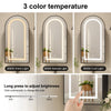 LED illuminated Bathroom Mirror Cabinet with Demister Shaver Socket Wall Mounted