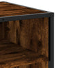 TV Cabinet Smoked Oak 270x40x46 cm Engineered Wood HOT