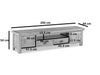 Oakvale Extra Large Media Stand / Extra Long TV Unit / Extra Long TV Cabinet
