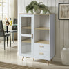 White Wooden Free Standing Cabinet Hallway Living Room Bedroom Shelf Drawer Door