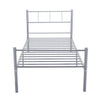 Simple Budget metal bed Single bed Frame w/Mattresses Option Bedroom Furniture