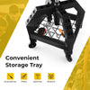 Rolling Mechanic Stool Height Adjustable Workshop Creeper Seat 150 KG Capacity