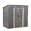 Panana Metal Garden Shed Storage Sheds Heavy Duty Outdoor Organiser4/6/8/10ft