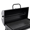 Black Portable Barrel Charcoal Barbecue Smoker Grill Outdoor Cooking Party BBQ