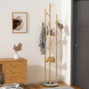 Metal Hat Coat Stand Holder Hallway 170cm Coat Rack Tree with Shelves & Hooks