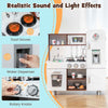 Kids Pretend Play Kitchen Toy Set Children Kitchen Playset with Storage
