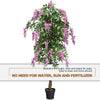 Artificial Flowers Fake Wistera Tree Home Decorative Fake Greenery Trees