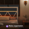 4ft6 Heavy Duty Metal Bed Frames with LED Light Headboard & Charging Socket Vjdm
