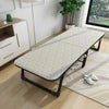 Portable Folding Bed Guest Compact Single Bedframe Guest Visitor Bed on Wheels