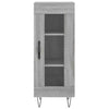 Highboard Grey Sonoma 34.5x34x180 cm Engineered Wood