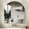Bathroom Mirror Cabinet Multiple-Layer Height Adjustable Shelf cupboard Storage