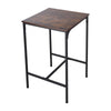 Breakfast Bar Table and Stools Kitchen Dining Room Industrial Furniture Set of 3