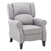 High Back Recliner Armchair Fabric Queen Anne Tub Lounge Cinemo Chair