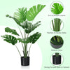 120cm Artificial Monstera Plants 10 Different Leaves