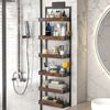 Kitchen Rack Herbs Spice Jar Storage Cabinet Over Door Shower Wall Mounted Shelf