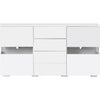 LED Sideboard Buffet Cupboard with Storage Drawer TV Stand Unit Display Cabinet